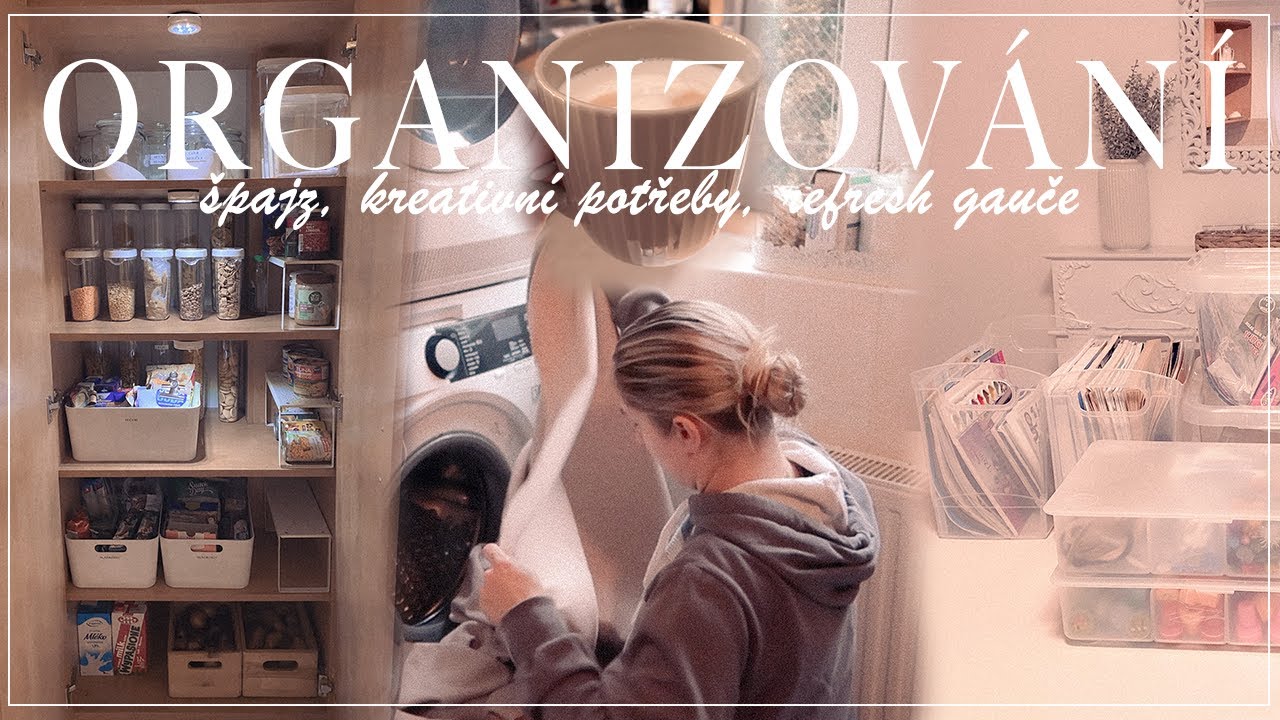 ORGANIZOVÁNÍ | náš nový kreativní koutek, světýlka ve špajzu, atd.