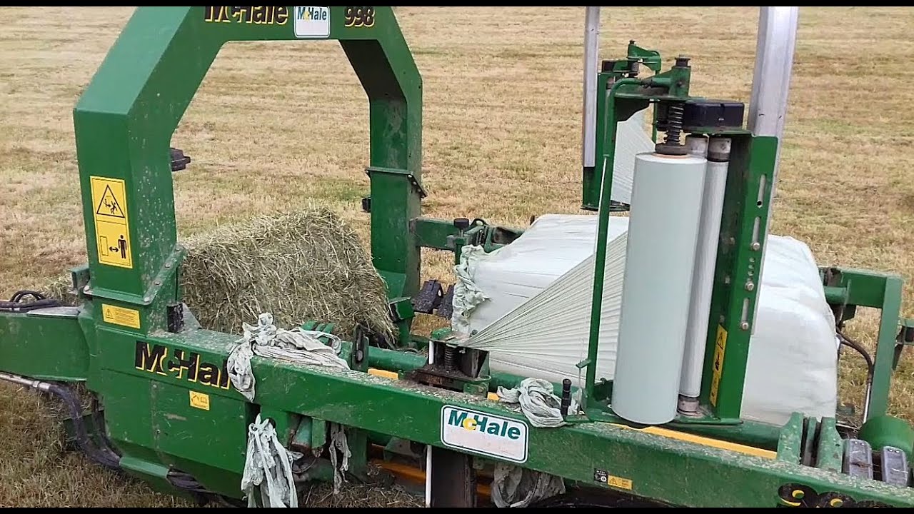 Récolte d'enrubannage : de l'herbe sur pied au ballot enrubanné