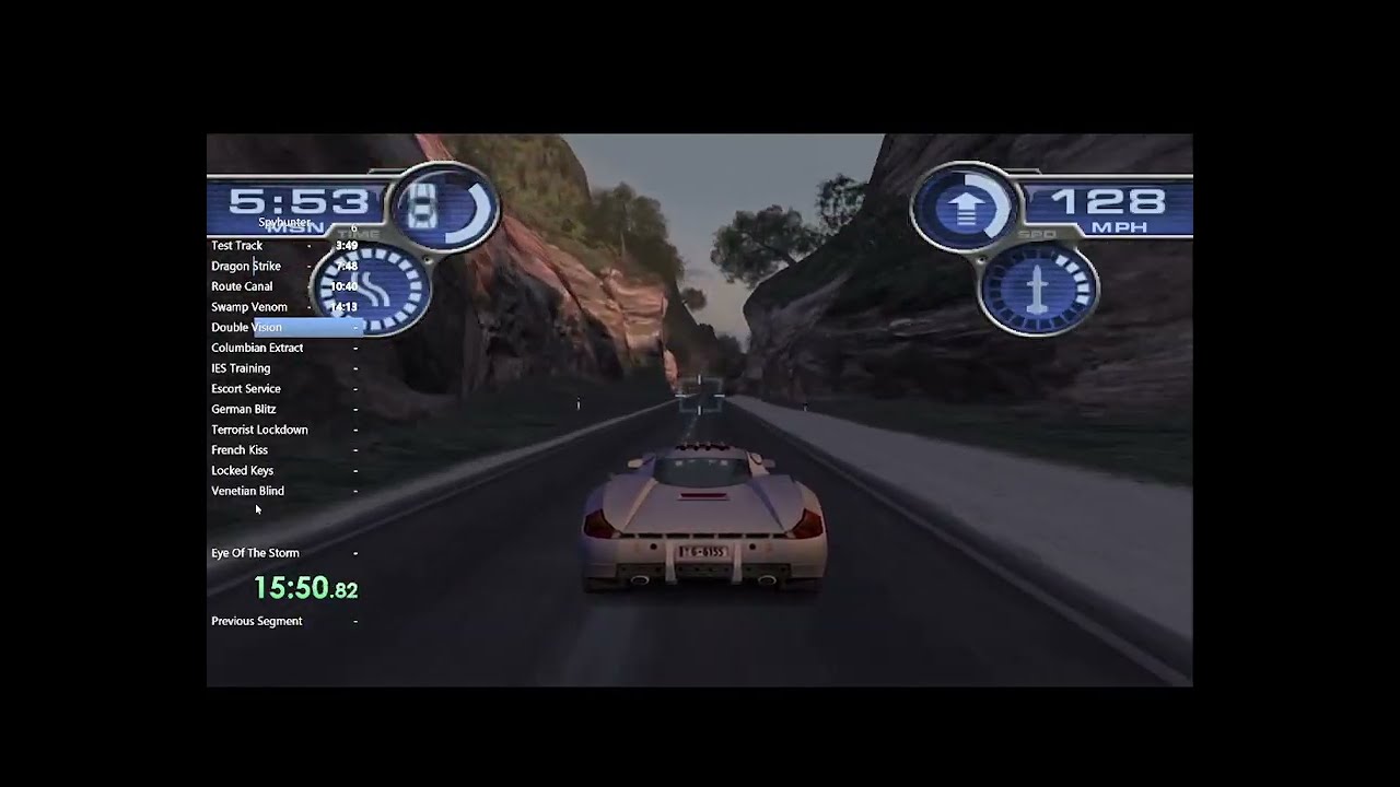 Spyhunter 2001 Any% in 52:47 (PS2 Record)