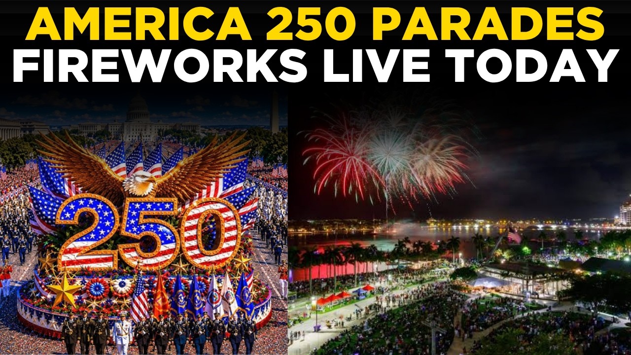 AMERICA 250 LIVE | Watch 250th Fourth of July Fireworks From Washington Monument Grounds | US NEWS
