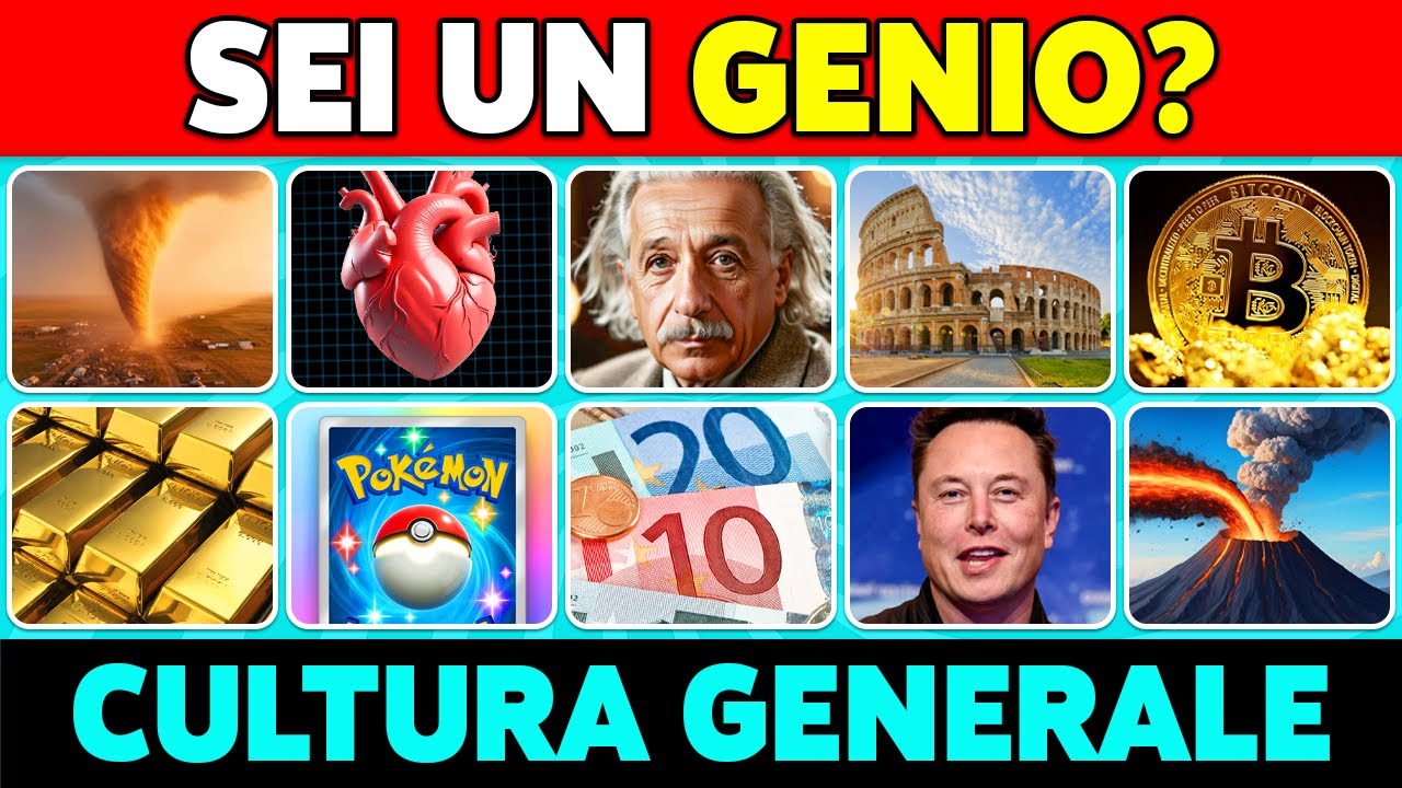 Riesci a Superare Questo Quiz di Cultura Generale? | Sfida di 50 Domande