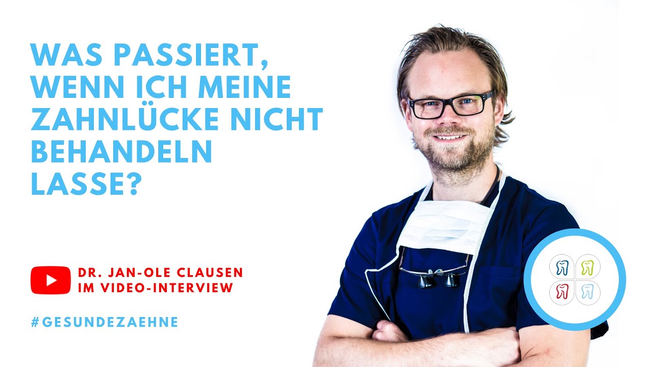 Konsequenzen durch dauerhaft fehlende Z&auml;hne | Video-Interview mit Dr. Ole Clausen | Zahn&auml;rzte L&uuml;beck