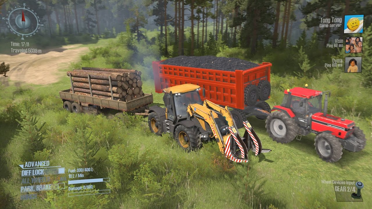 Spintires: Mudrunner Mod Truck | Driver Skills Gameplay | Game Daily 