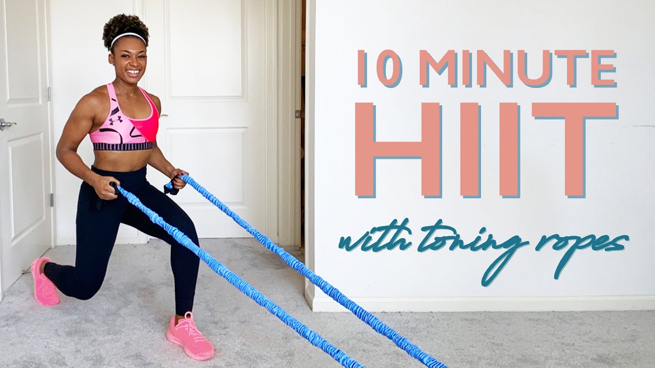 💪🔥 10 MINUTE TONING ROPES WORKOUT: Your Everyday Workout for Toned Body! 🚀✨