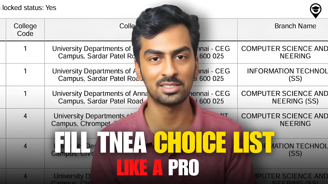 How to Fill TNEA Choice List Like a Pro ✅ | Smart TNEA Counselling Tips 2025