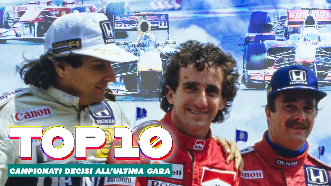 TOP 10 MONDIALI DI F1 DECISI ALL'ULTIMA GARA 🤯🏁
