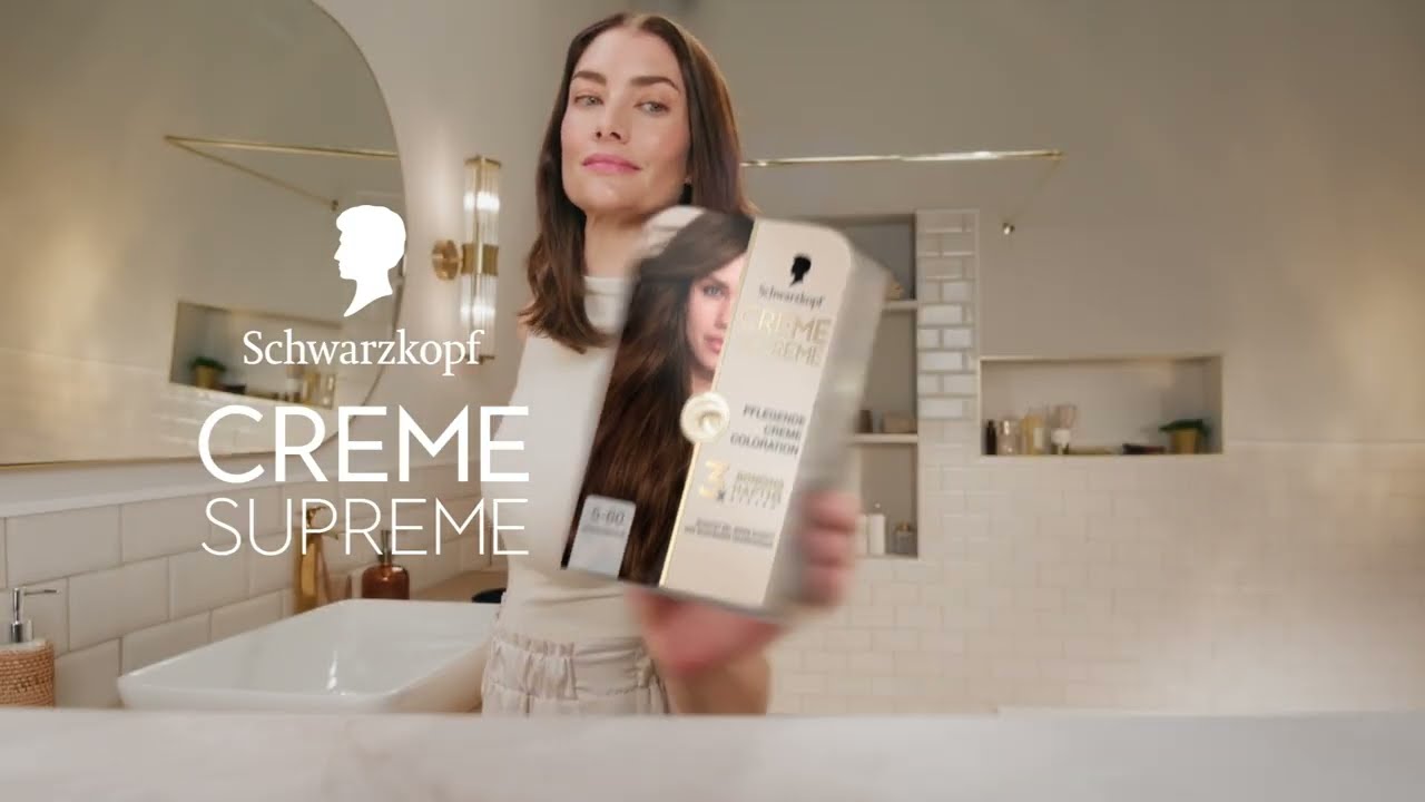 Coloration Schwarzkopf Creme Supreme avec le Bonding HaptIQ System