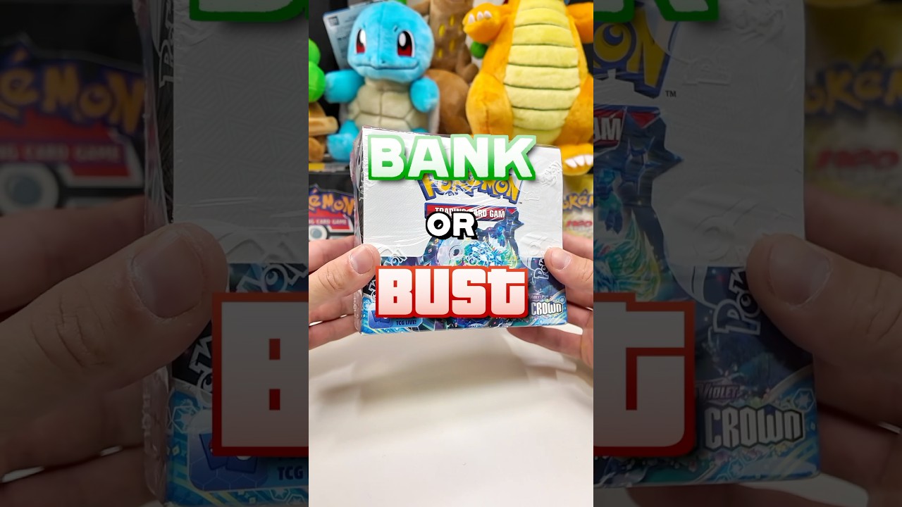 BANK or BUST🤑 Stella Crown Pokémon Booster box 