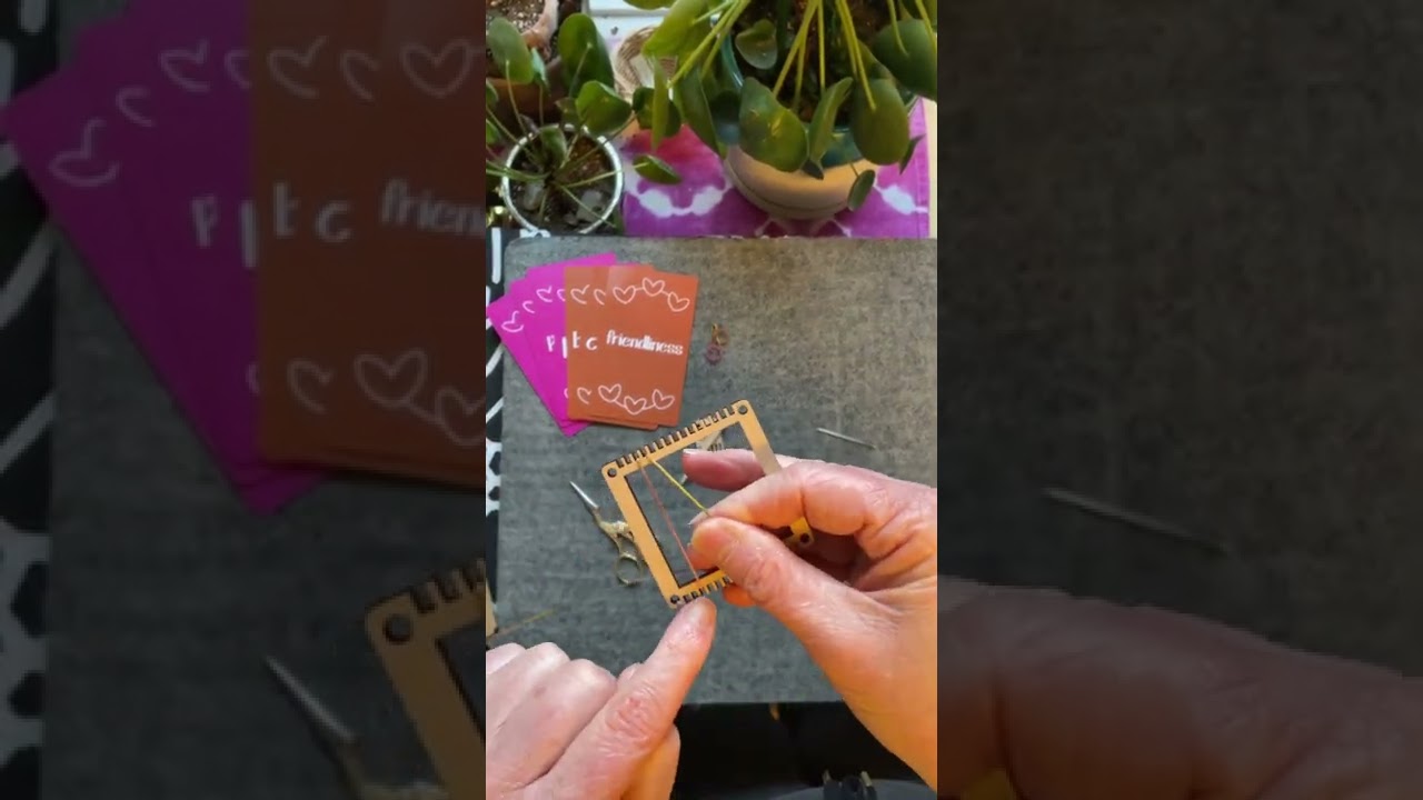 How to warp our Mini Loom (Mini Loom video 1)
