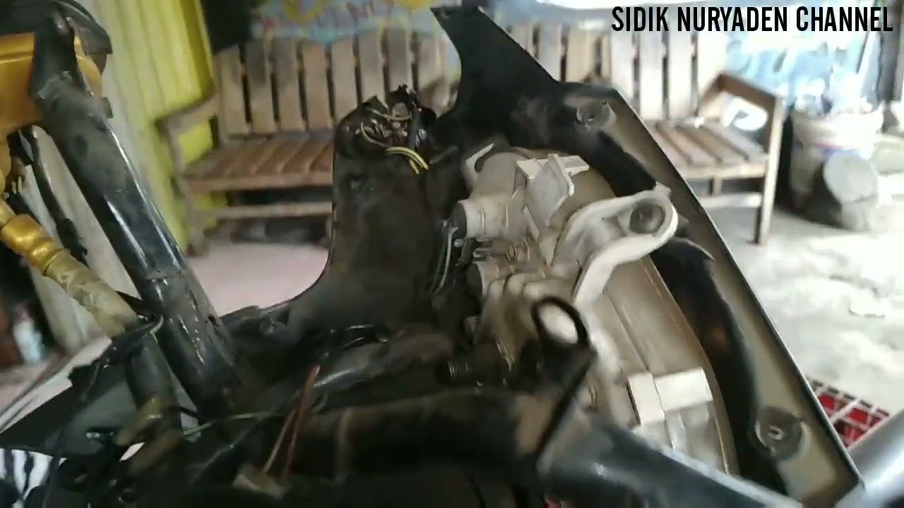 Cara Merakit Dan Cek Jalur Kabel Lampu Depan Jarak Jauh Dekat,Senja,Sen,Rem,Honda Vario Karbu