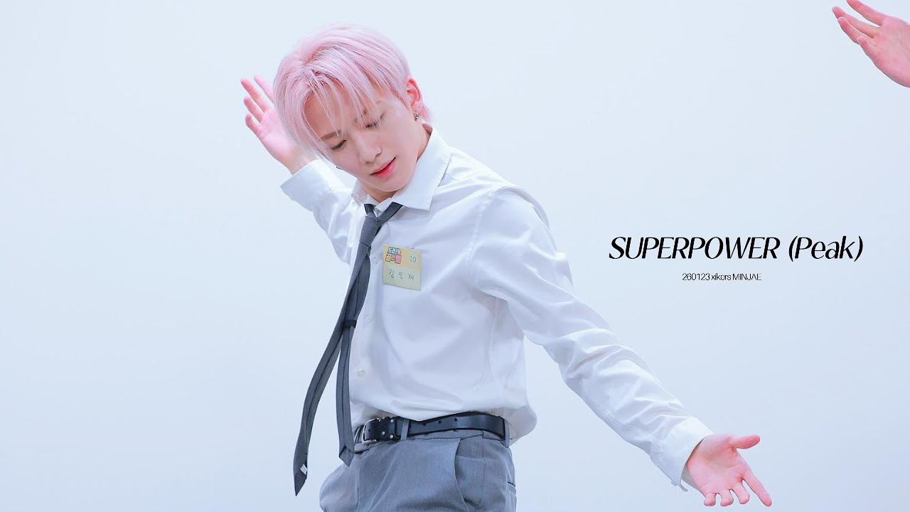 [4k] 260123 xikers - SUPERPOWER (Peak) *Cute Ver. 싸이커스 민재 MINJAE foucs CAM