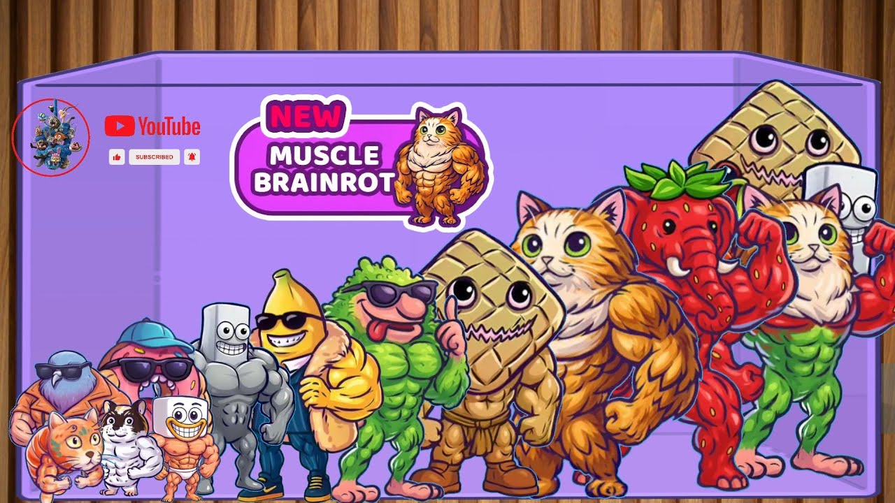 MERGE FELLAS NEW MUSCLE BRAINROT NEW UPDATED😍🔥💥