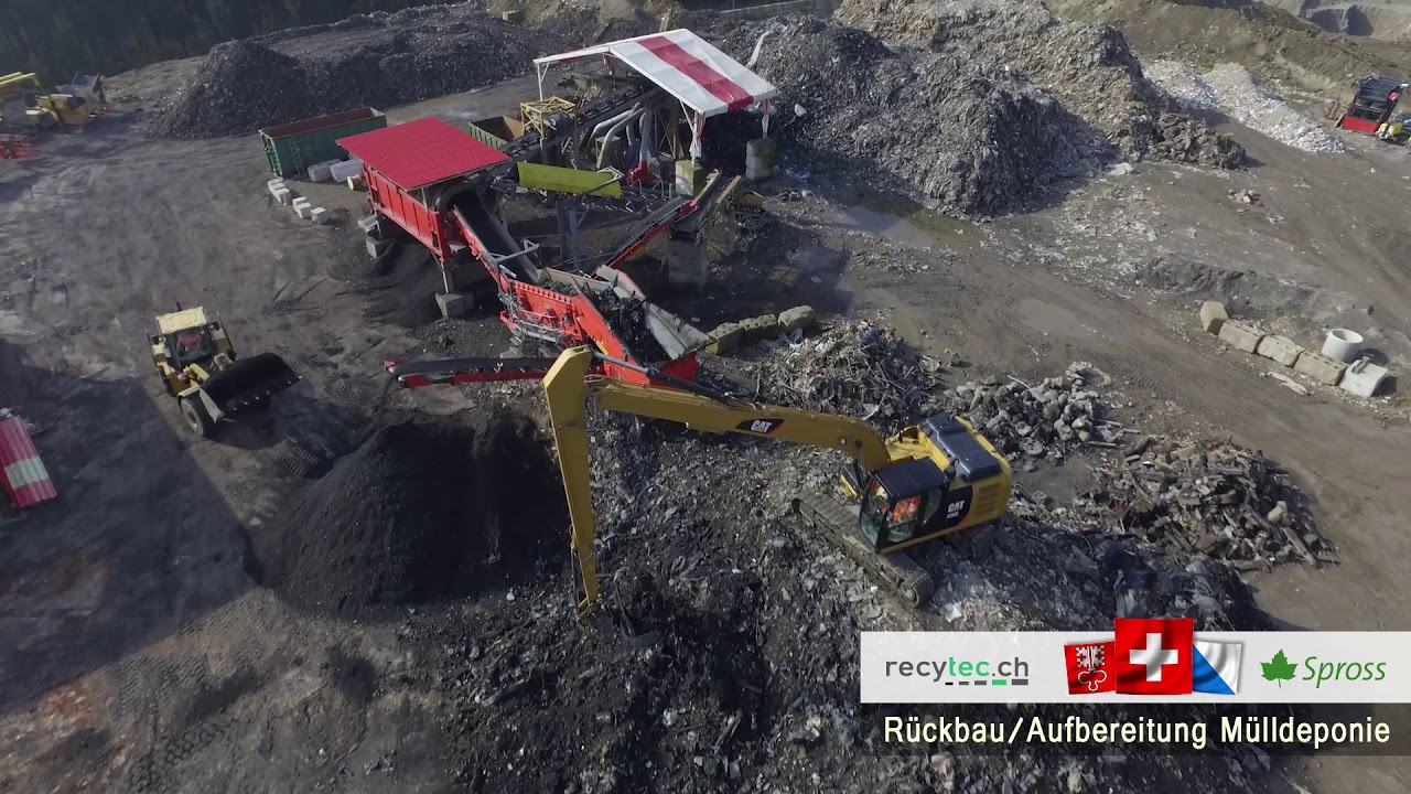 recytec AG Rückbau / Aufbereitung Mülldeponie