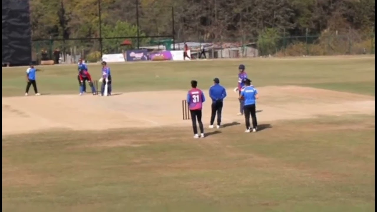 Nepal cricket team practice camp