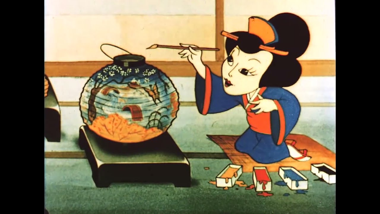 Japanese Lanterns Cartoon 1935