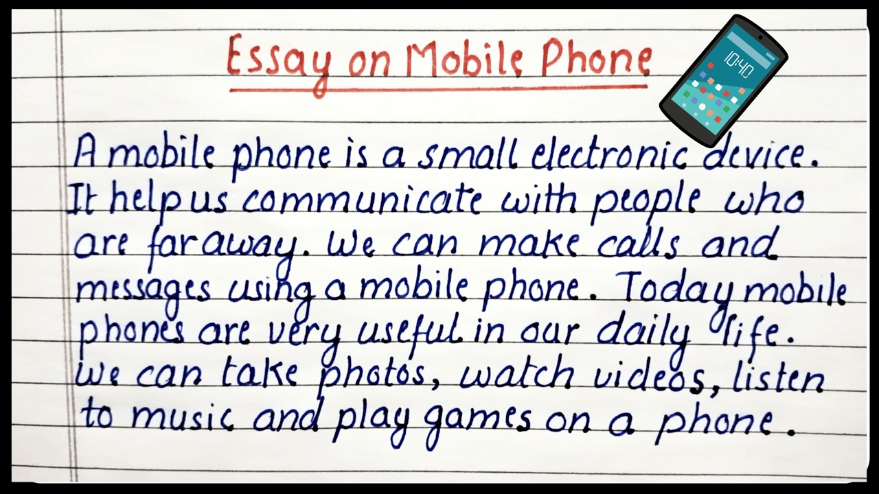 Essay on Mobile Phone in English | Speech on Mobile Phone | Importance of Phone