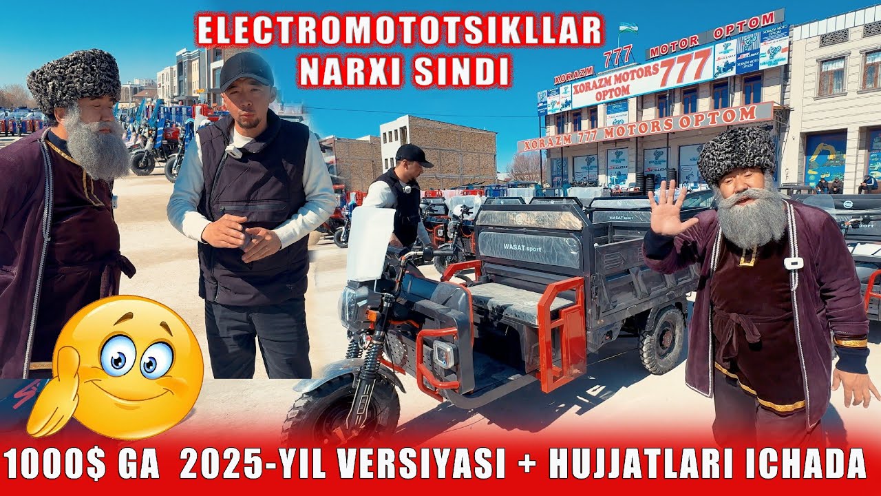 ELEKTRO MOTOTSIKLLAR NARXI SINDI 1000$ GA 2025-YIL VERSIYA           #reels #muravey