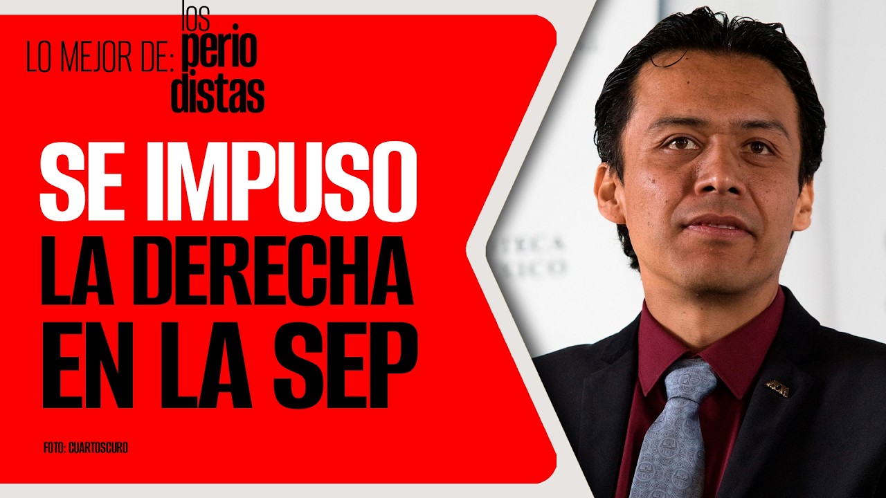#LoMejor #LosPeriodistas ¬ Marx: Me pasean por la SEP con policía para presumir que ganó la derecha