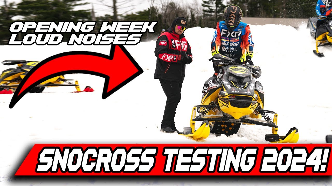 КАТАНИЕ НА СНЕГОХОДАХ МИРОВОГО КЛАССА // SNOCROSS // ОТКРЫТИЕ