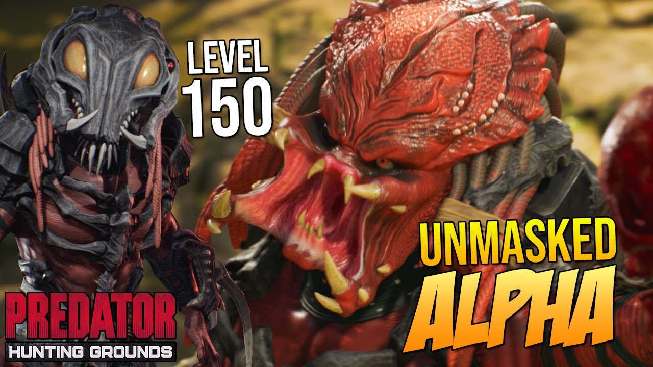 BloodThirstyLord ALPHA! Predator Hunting Grounds LEVEL 150 UNMASKED ALPHA PREDATOR GAMEPLAY!