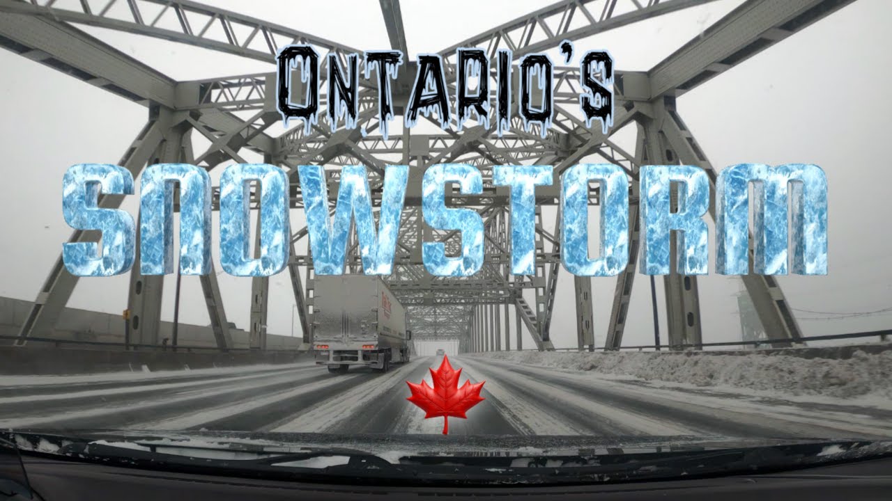 Driving in a SNOWSTORM (ASMR) ❄️🚘 from Hamilton to Burlington via Queen Elizabeth Way (QEW)  /  2026