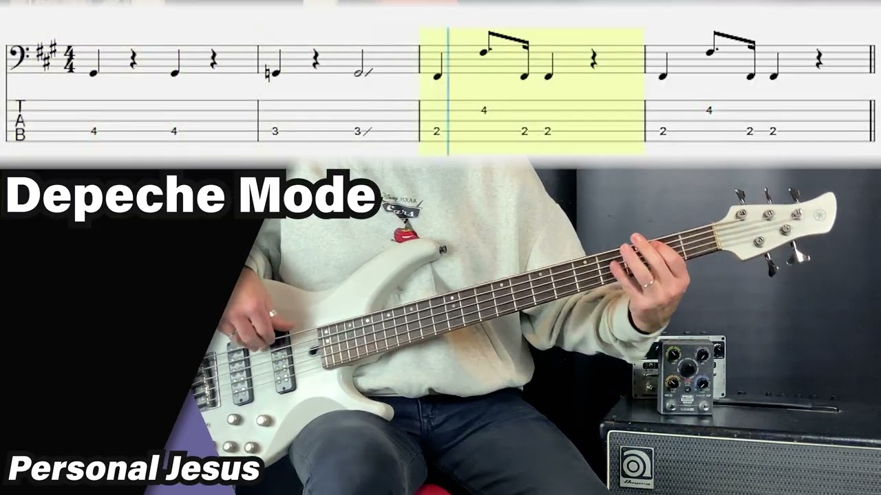 Depeche Mode - Personal Jesus (Bass Cover With Tabs) 