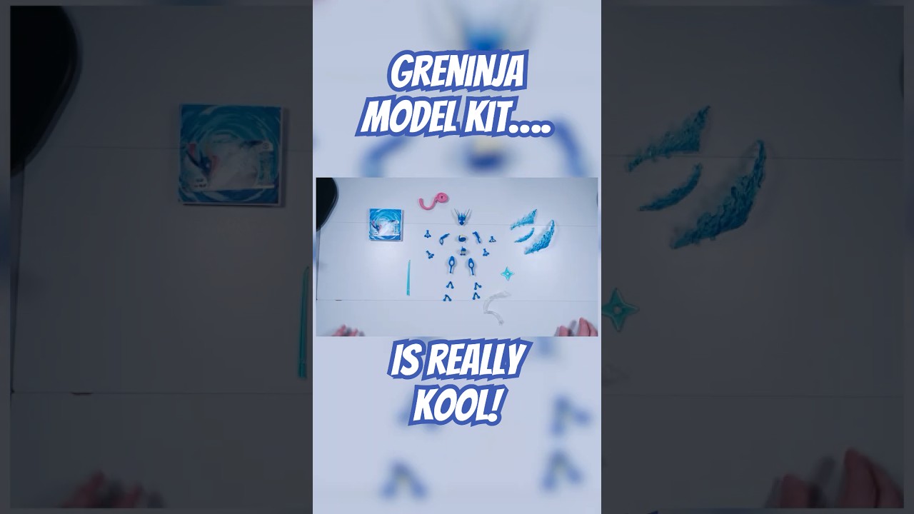 Greninja Fans!... This Model Kit Is For You Part 2/4