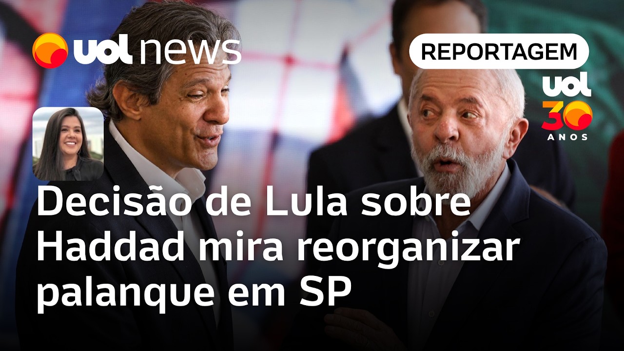 Decisão de Lula sobre Haddad mira reorganizar palanque em SP | Carla Araújo
