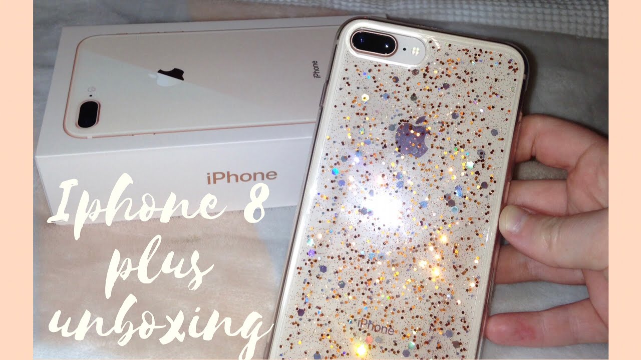 IPhone 8 plus Gold Unboxing + case collection & What’s on my iPhone