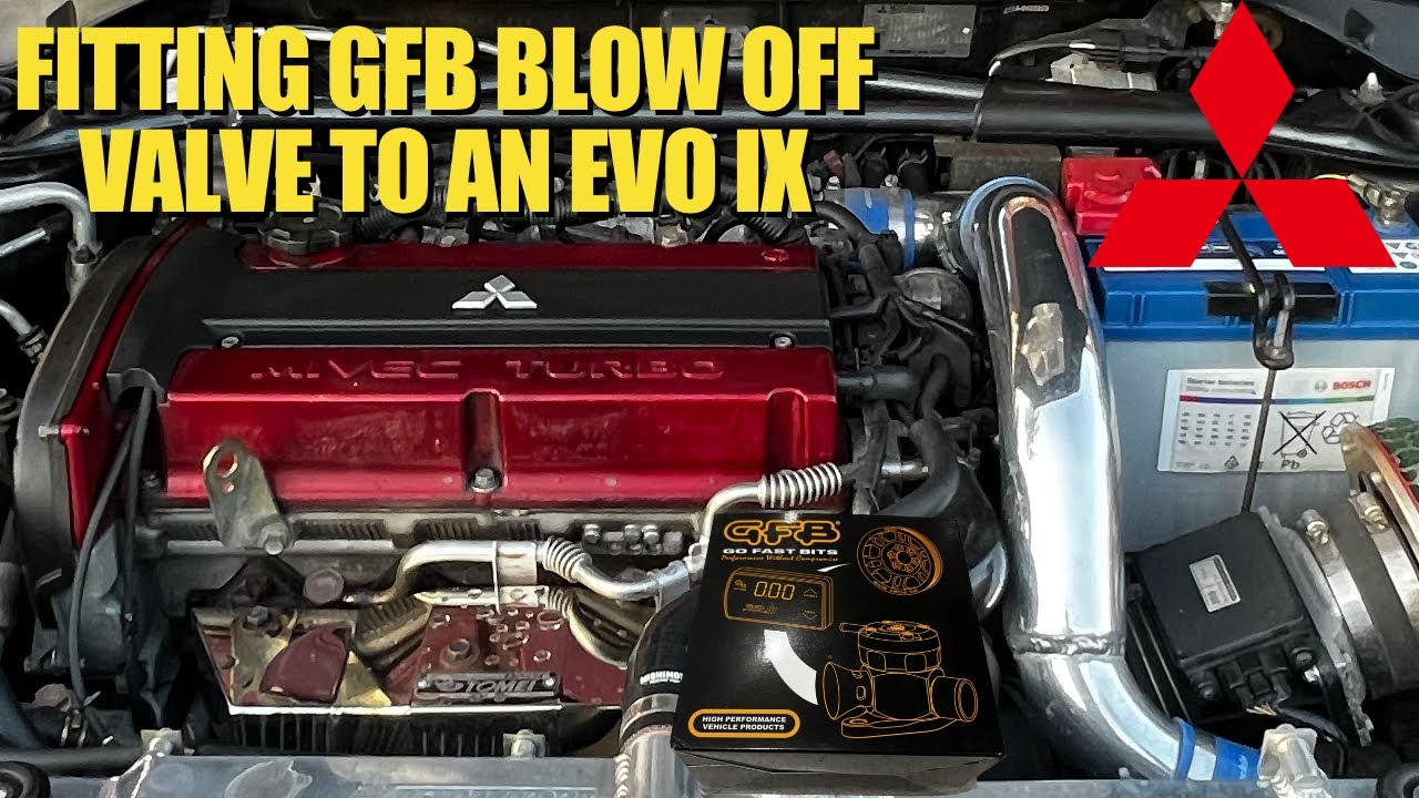 Установка клапана сброса давления GFB BOV для Mitsubishi Evo 9