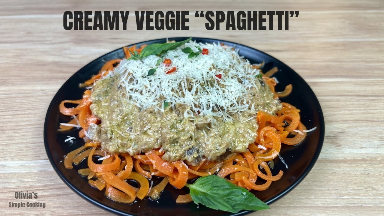 🔥 Colorful Veggie Spaghetti You’ll Actually Crave 🌈🍆🥕