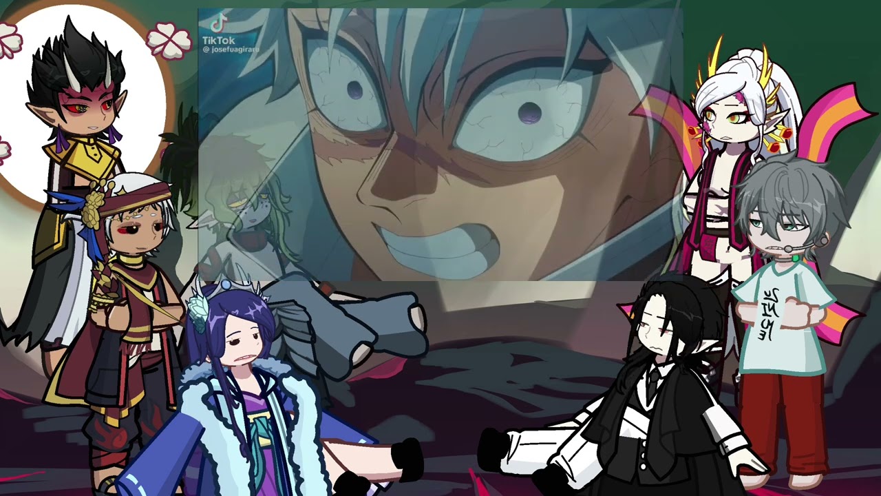 Fandoms react to Obanai | Giyuu | demon slayer | Gacha Life 2