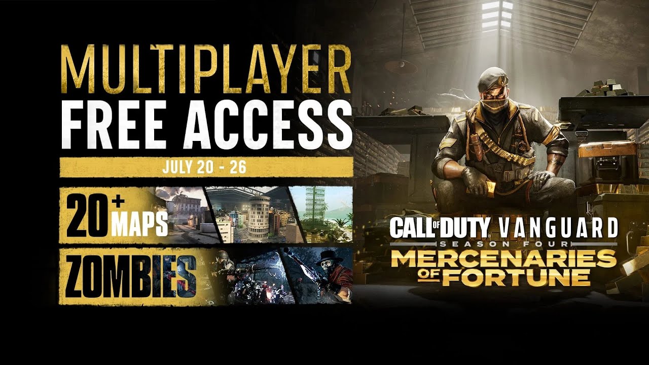 CoD Vanguard Multiplayer Free Access Week