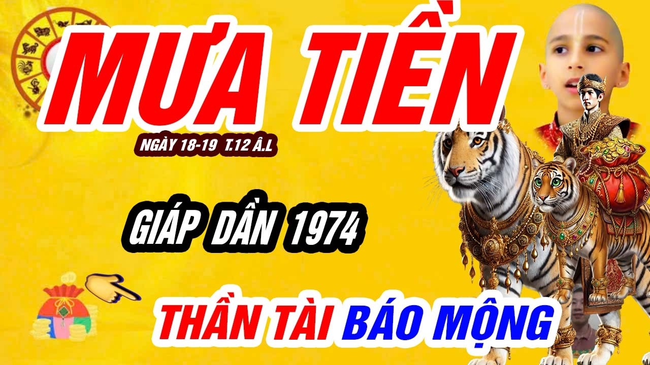 🔥 Giáp Dần 1974 Gặp Vận Hiếm Cuối Năm Tiền Bạc Bùng Nổ- GIÀU KHỦNG