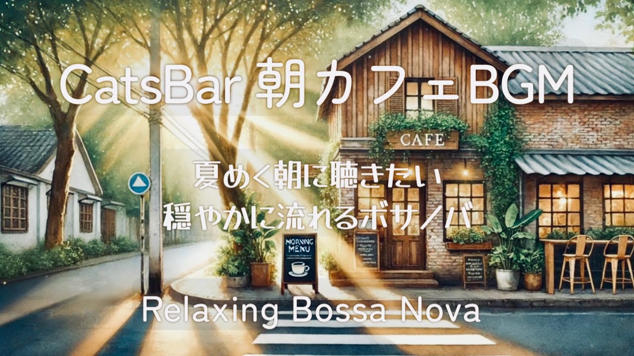 夏の朝カフェBGM｜夏めく季節に聴きたい、穏やかに流れるボサノバ・Relaxing Bossa Nova