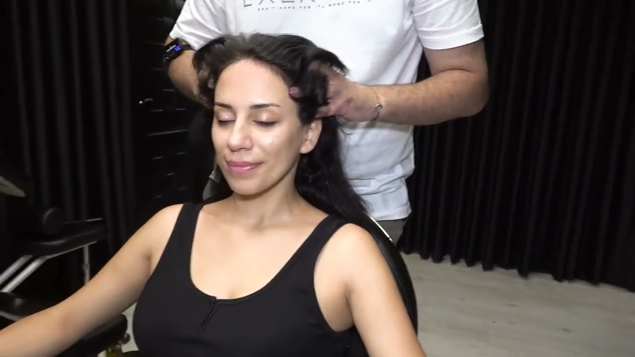 Female ASMR Head Massage Body Massage Face Massage Leg Massage