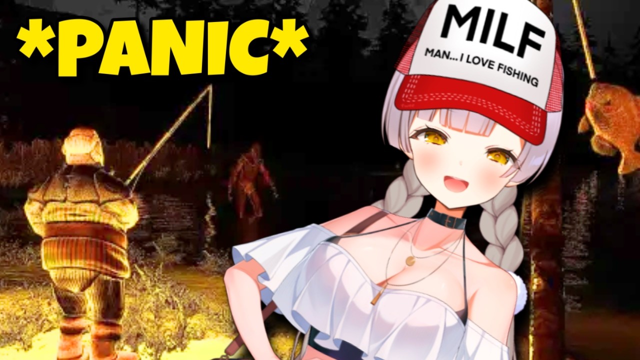 🔴  MILF fishing Horror Game!? 😱 【 GONE FISHING 】