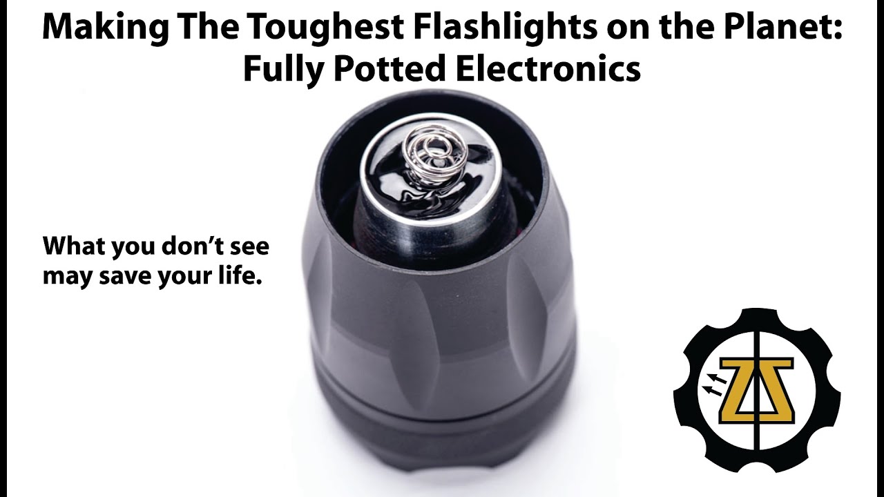 The Key to Extreme Durability; Potted Electronics in Tactical Flashlight, Elzetta vlog episode 7