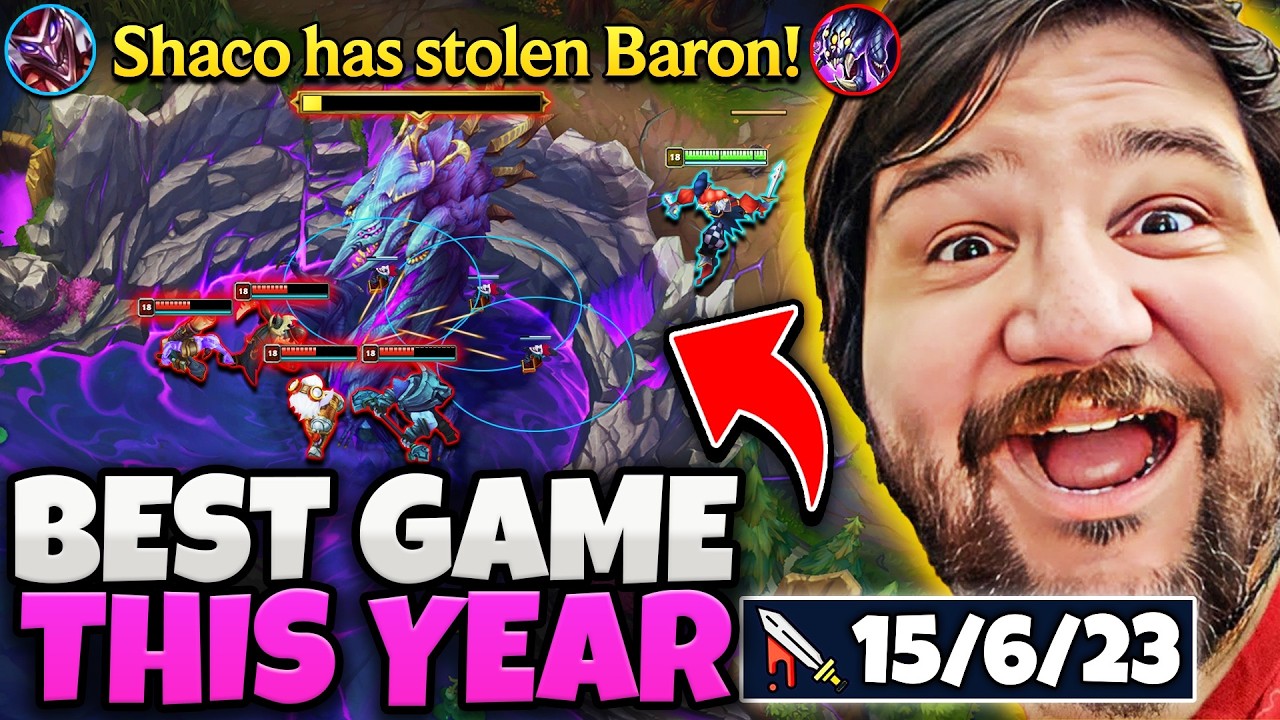 This entire game could go into a Pink Ward Shaco montage... (BEST SHACO GAME)