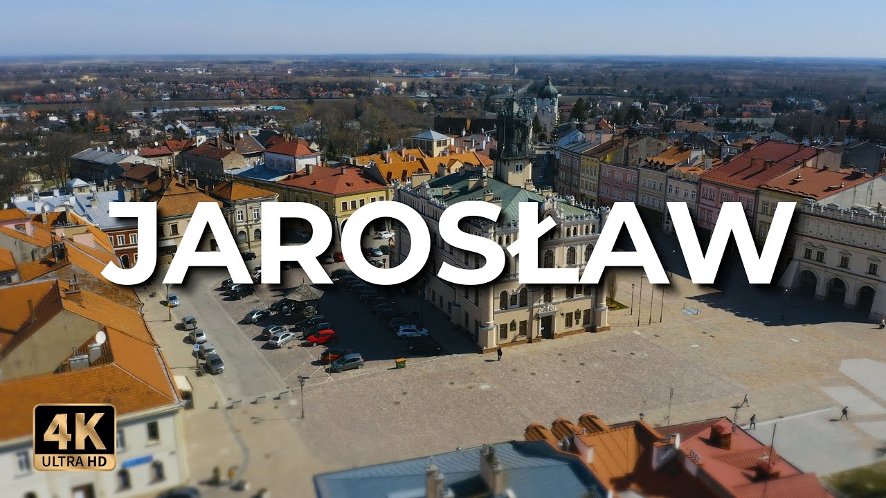 Jarosław z drona | 2022 | Jarosław z lotu ptaka | LECE W MIASTO™ [4k]