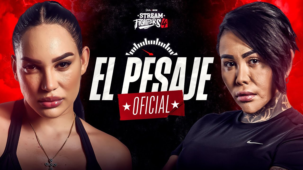 LA VALDIRI VS YINA CALDERÓN - EL PESAJE | STREAM FIGHTERS 4 | WESTCOL