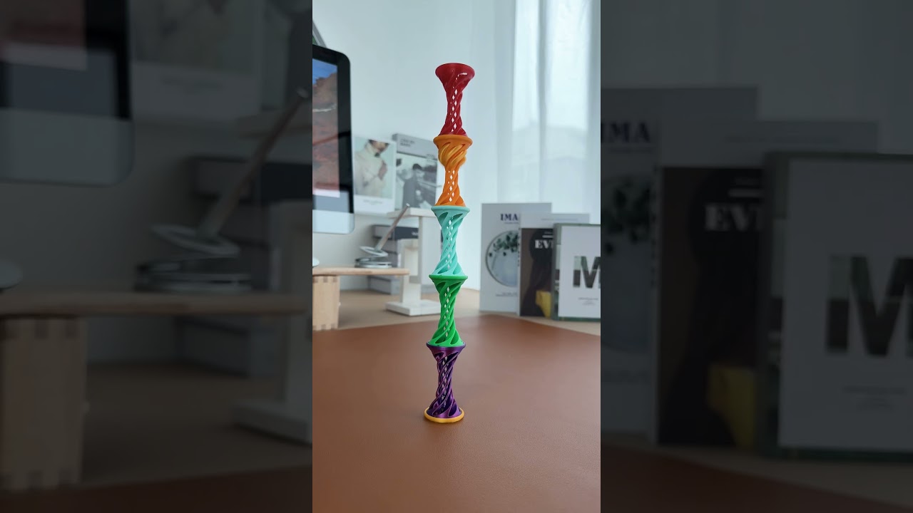 Decompression 3D printed spiral ejection ball  #3dprintingtechnology