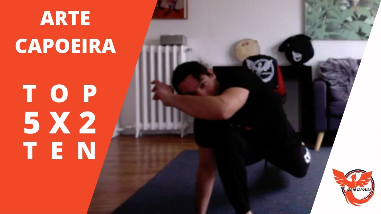 TOP TEN 100% CAPOEIRA - Capoeira training - 10 minutes de Capoeira intense !!!