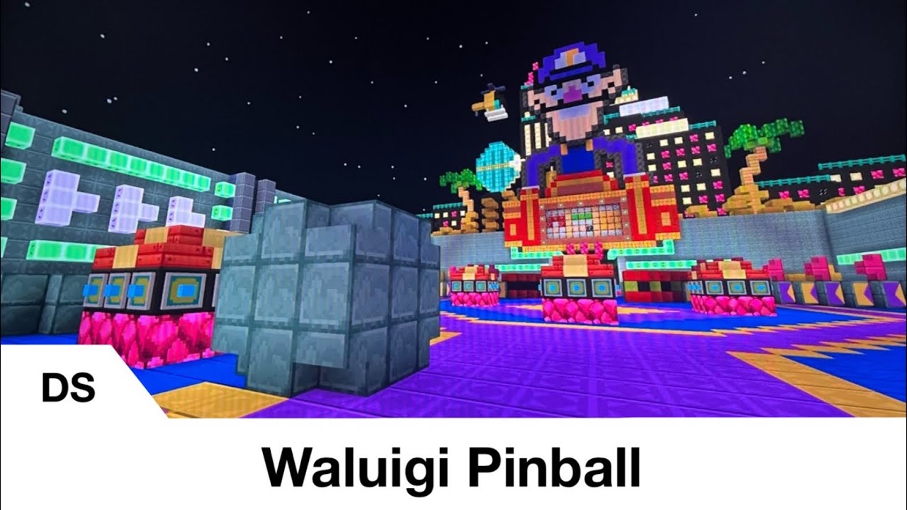 DS Waluigi Pinball 🏎️ (Mario Kart DS in Minecraft)
