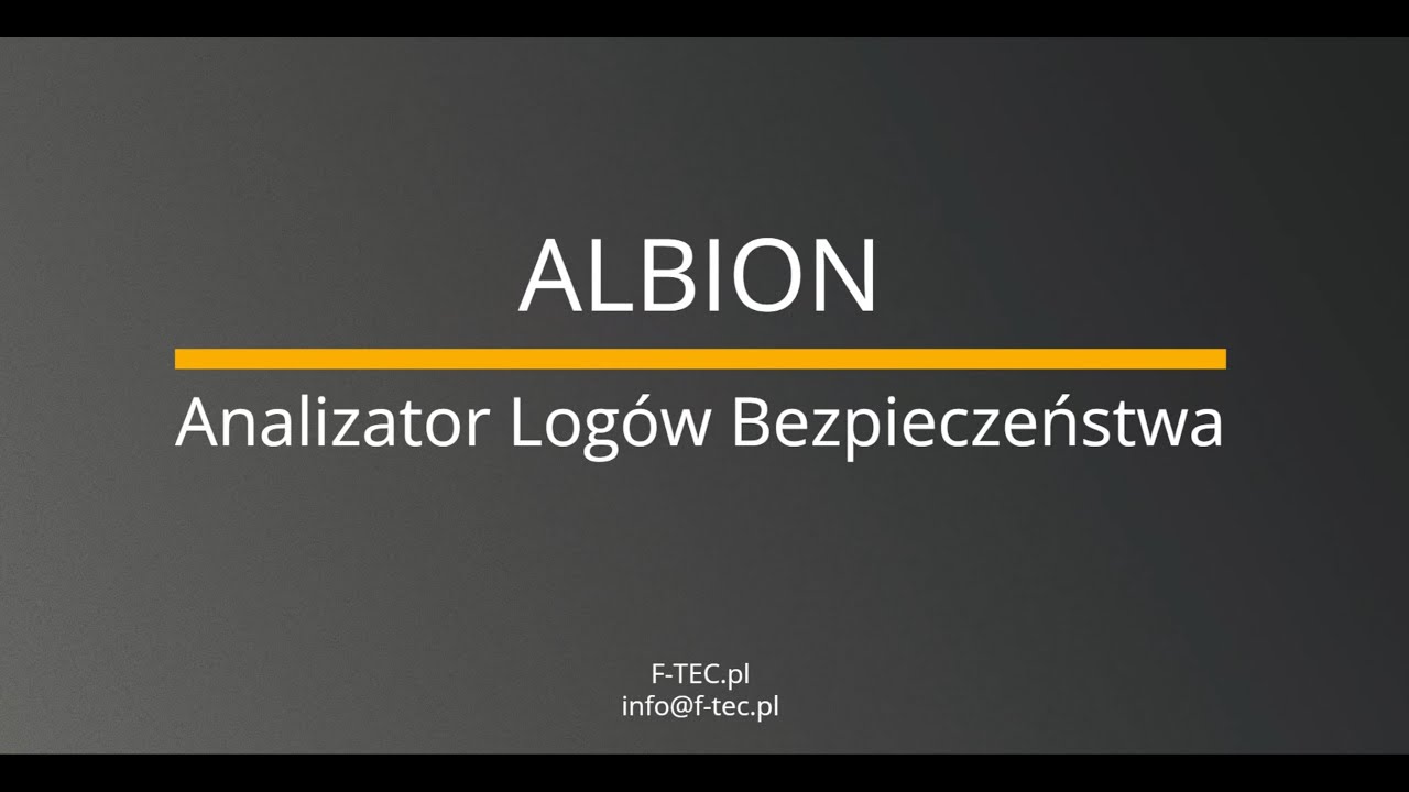 Analizator Logów Bezpieczeństwa ALBION w systemie Windows