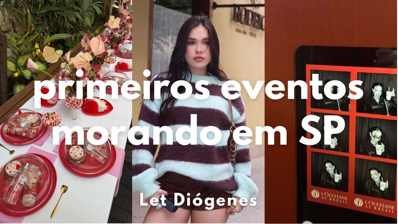 LET DIARIES: dois eventos na segunda semana morando em SP + rotina influenciadora 🩵