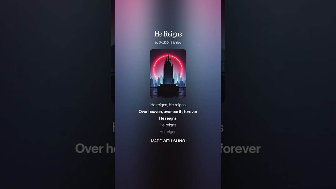 He Reigns | He is the Great I AM Album | Saints of Harmony