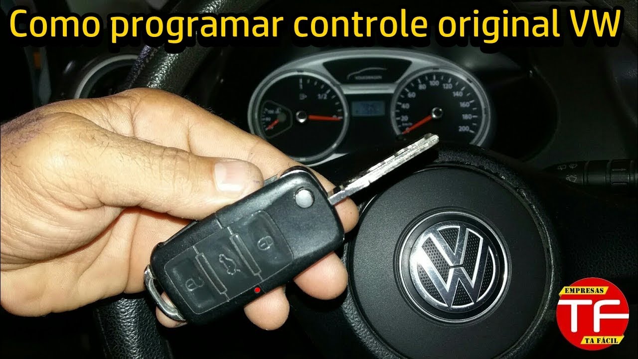Como programar o controle  original VW Golf ,Fox ,Polo ,Gol ,Parati ,Saveiro , Santana