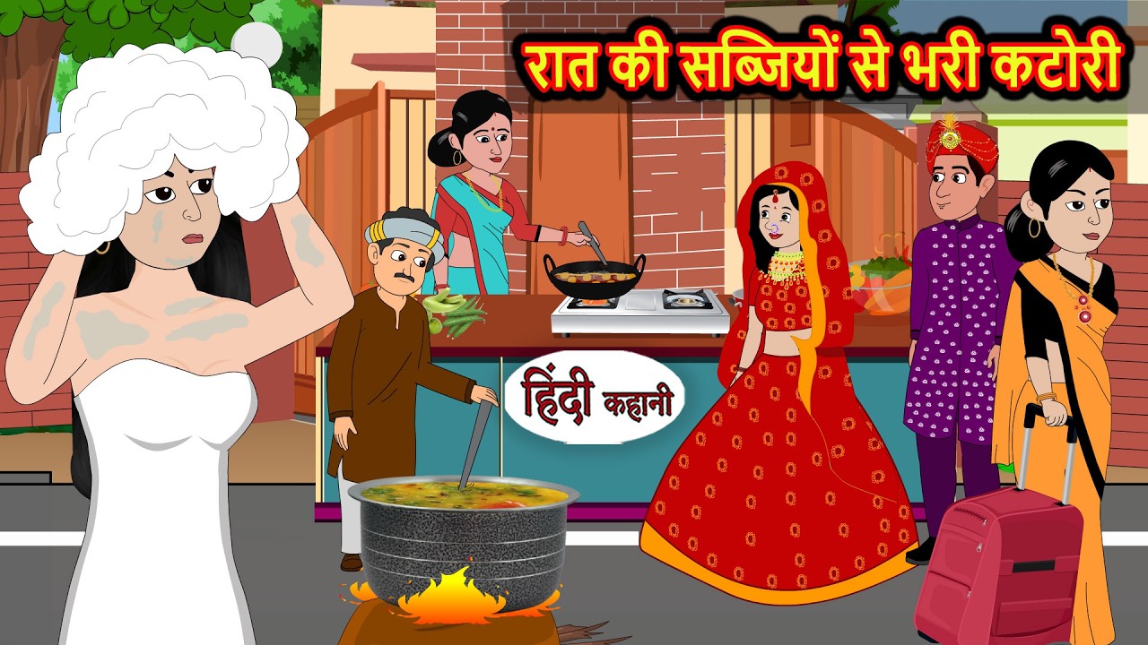 रात की सब्जियों से भरी कटोरी | Bedtime Stories | Moral Story | Stories in Hindi | Kahani