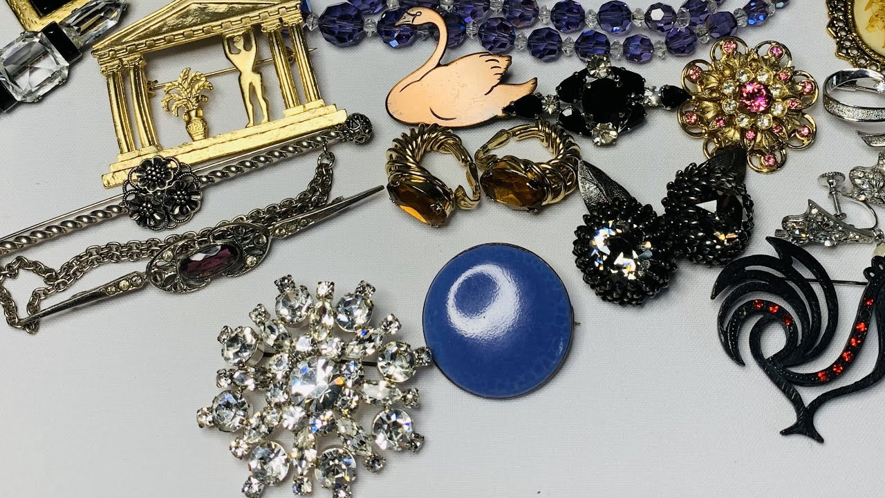 #174 Винтажные находки из СЕКОНДА/Trouvailles vintage de SECOND STORE#jewelry #винтаж
